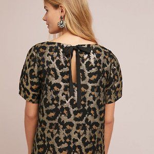 Anthropologie Leopard Top
